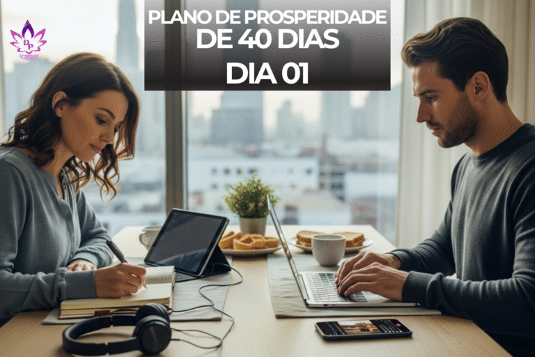 Plano de Prosperidade Dia 01: A conexão com a Fonte da Abundância Infinita e reprogramação mental