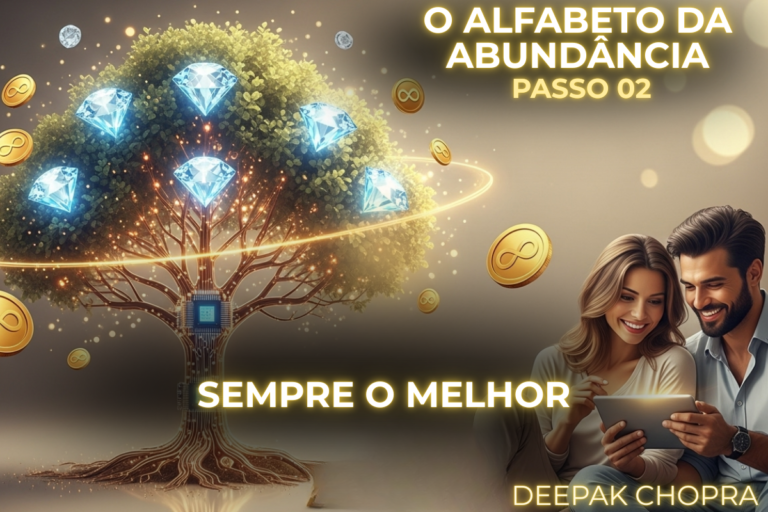 Alfabeto da Abundância Passo 02: Zaira e Táric aplicando o conceito de consciência de riqueza e o padrão de excelência de Deepak Chopra.