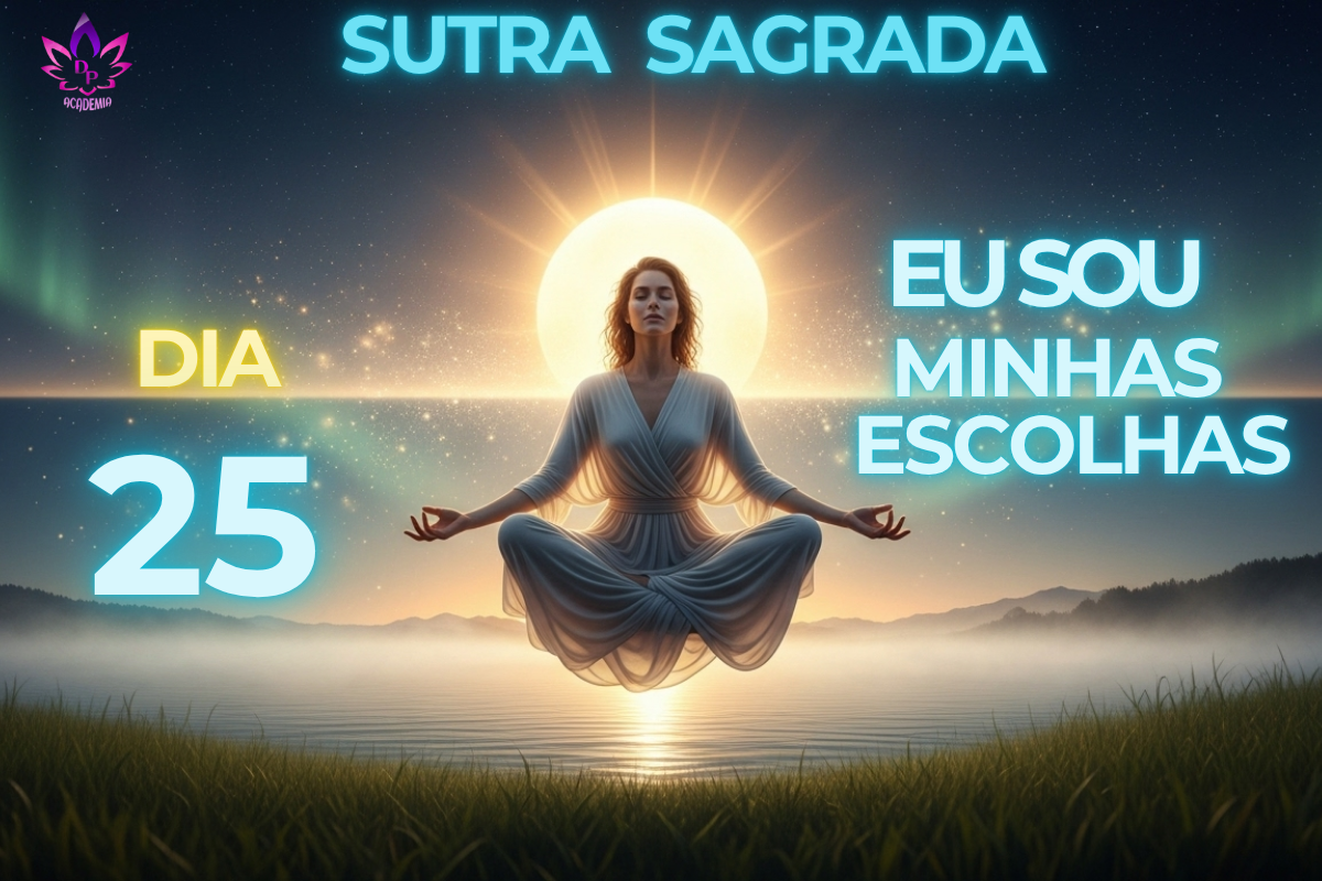 EU SOU AS MINHAS ESCOLHAS Sutra Sagrada Dia 25 Força da Escolha e Determinação
