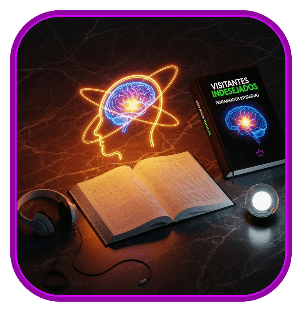 Kit Alquimia da Mente com o e-book Visitantes Indesejados e ferramentas de reprogramação mental, recompensa da campanha Missão Expansão.