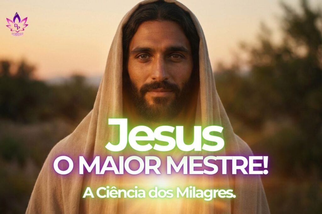 Representação realista de Jesus Cristo com luz emanando do centro do peito, ilustrando o verdadeiro espírito do Natal através da coerência cardíaca e da frequência do amor.