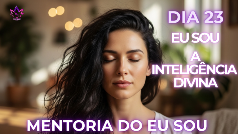 Representação visual da Inteligência Divina no Comando governando mente e corpo, série Mentoria Eu Sou 2026 de Saint Germain.