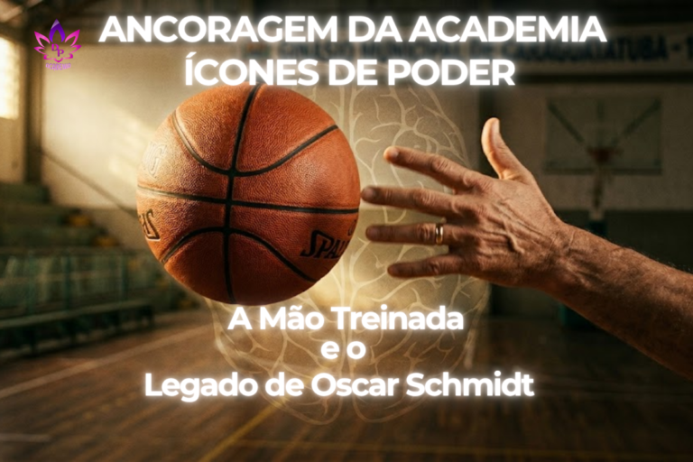 Lições de Oscar Schmidt sobre neurociência e foco na Academia Descobrindo Poderes.