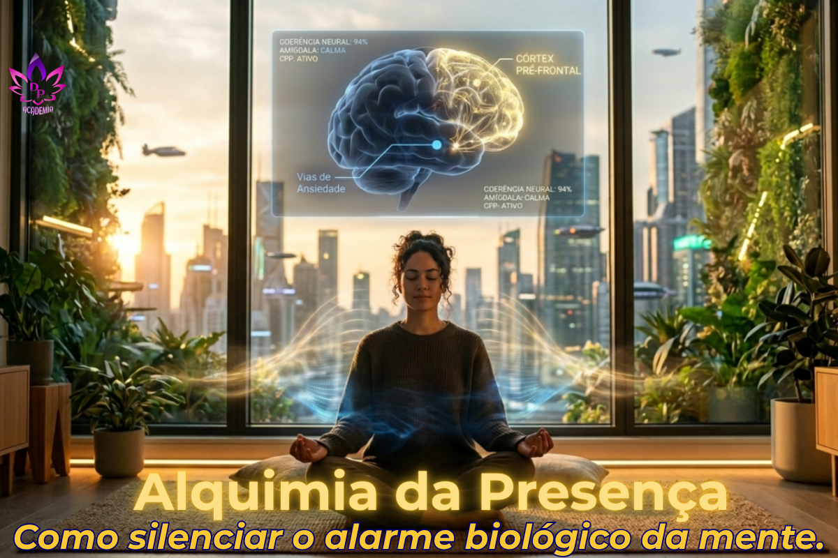Mulher em estado de paz mental aprendendo como controlar a ansiedade antecipatória e como parar de sofrer por antecipação no ano de 2026.