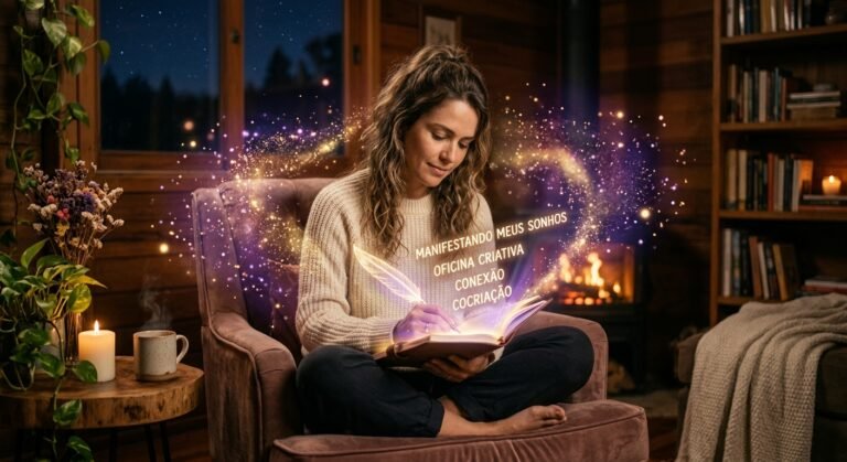 Os 22 Processos de Abraham Hicks: Ilustração de uma pessoa expandindo sua energia, representando a aplicação prática para entender a Lei da Atração e os 22 Processos e descobrir Como Aumentar a Frequência Vibracional.