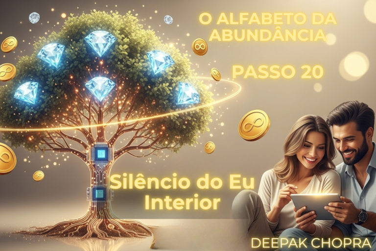 Zaira e Táric no topo de uma colina ao entardecer, ilustrando o treino de como transcender o ego e a mente através do silêncio interior no Passo 20.