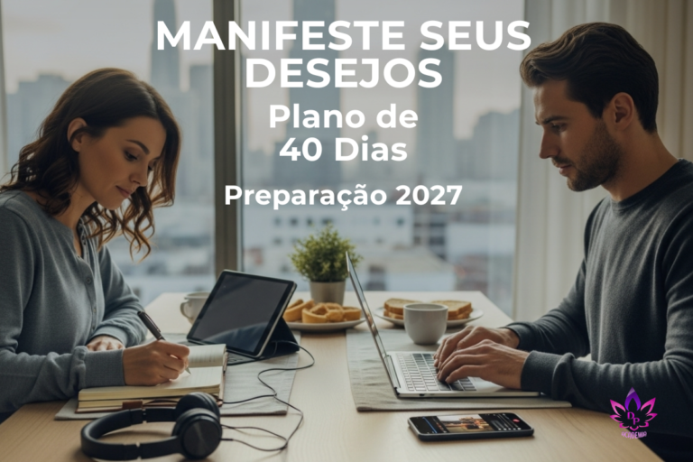 magem representativa do Portal de Entrada do Plano de Prosperidade 40 Dias, simbolizando a reprogramação de conexões neurais e a expansão da mentalidade para 2027.