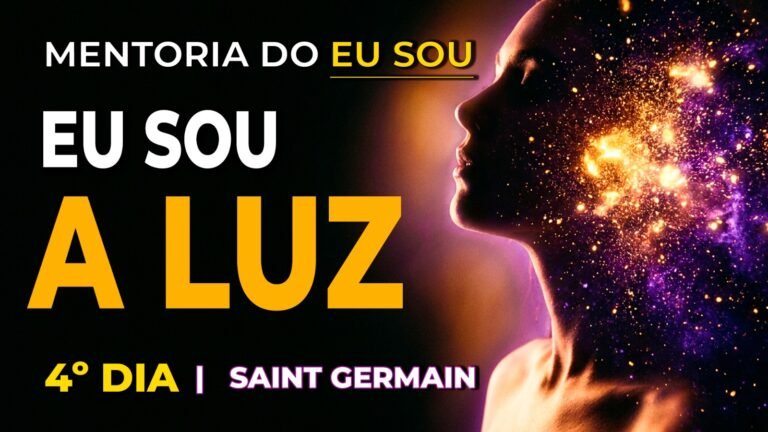 Pessoa a irradiar proteção espiritual e amparo através do Decreto Eu Sou Luz.